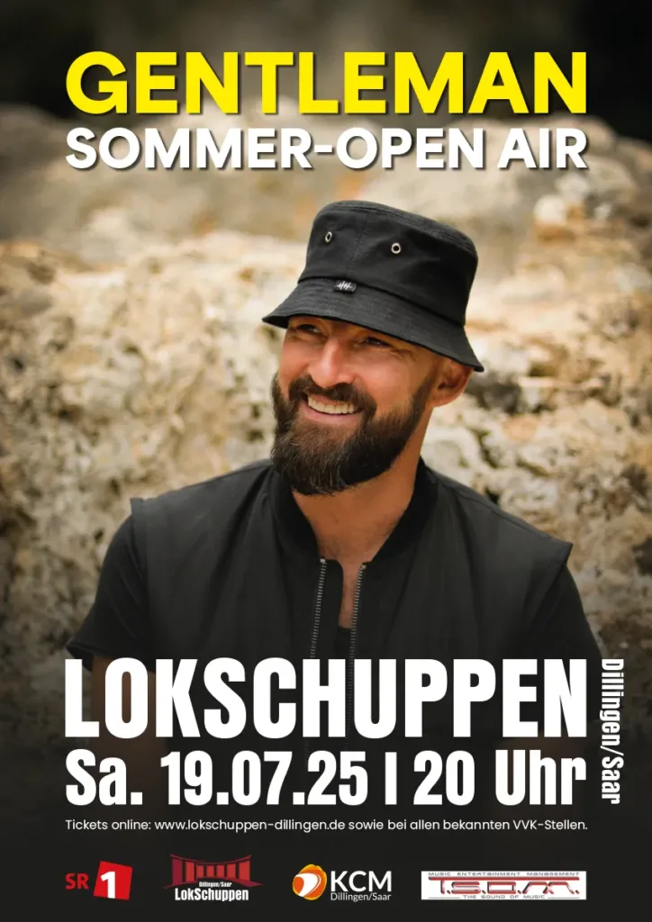 Gentleman — Open Air im Lokschuppen Dillingen